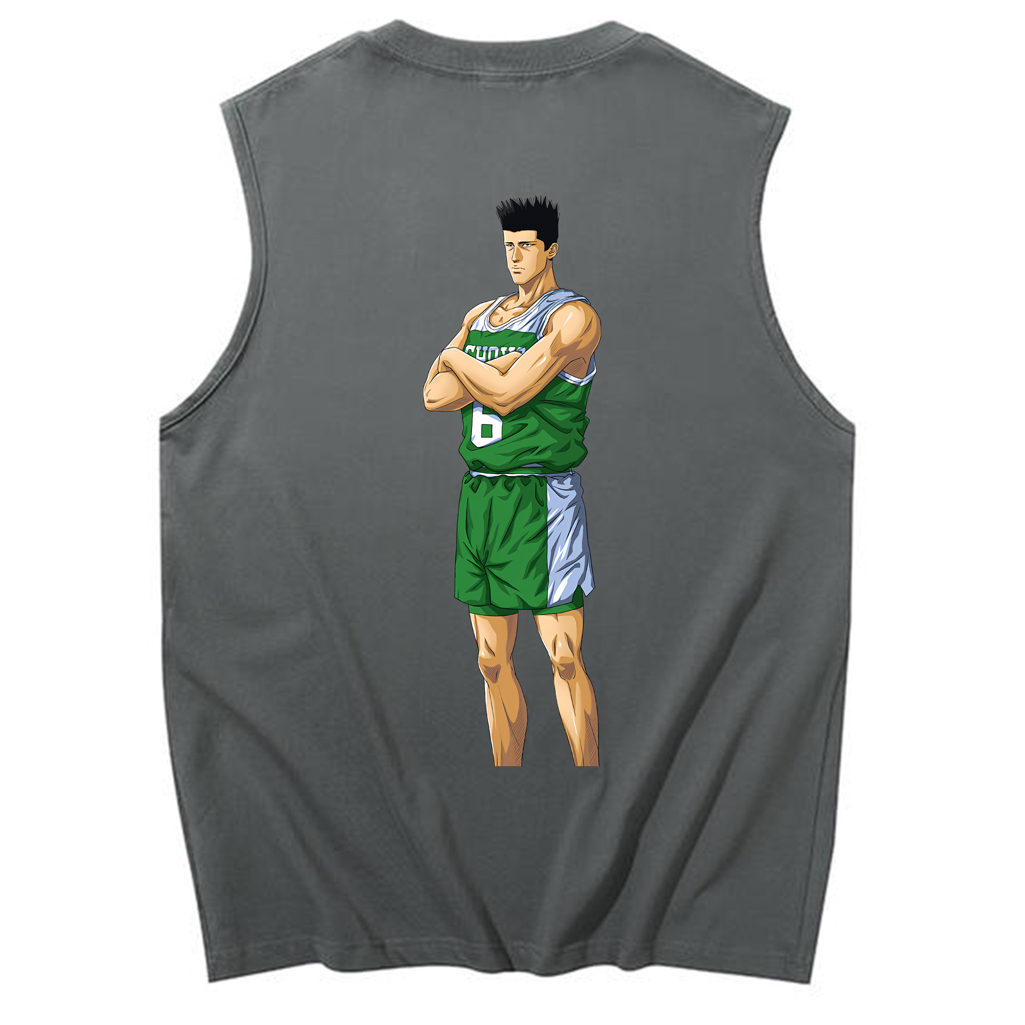 （画像用） SLAM DUNK／スラムダンク コットン100％タンクトップ（背面プリント）